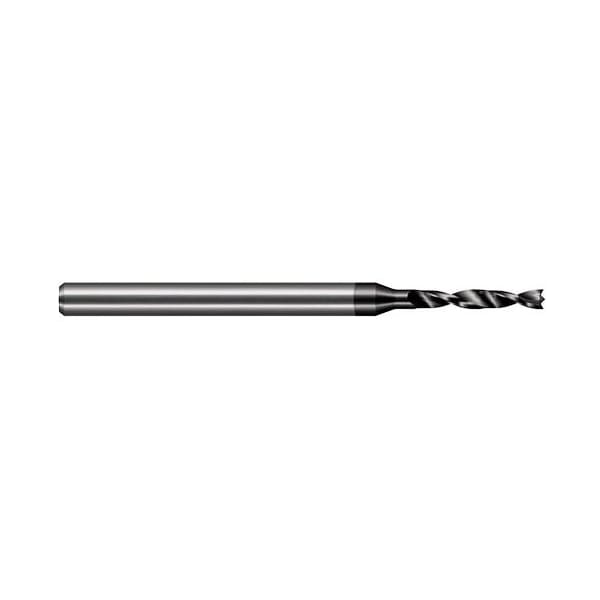 4.851 mm Drill dia. x 32mm Carbide HP Drill for Composites, 2 Flutes, Amorphous dia.mond Coated